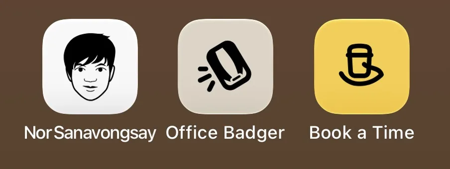 The coffee cup icon on a yellow tile in dark mode